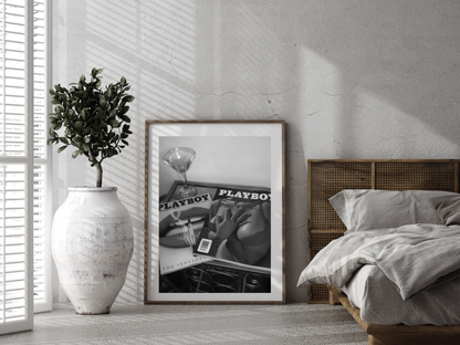 Playboy Magazine Covers Retro Cocktail Glamour Wall Art Digital Download