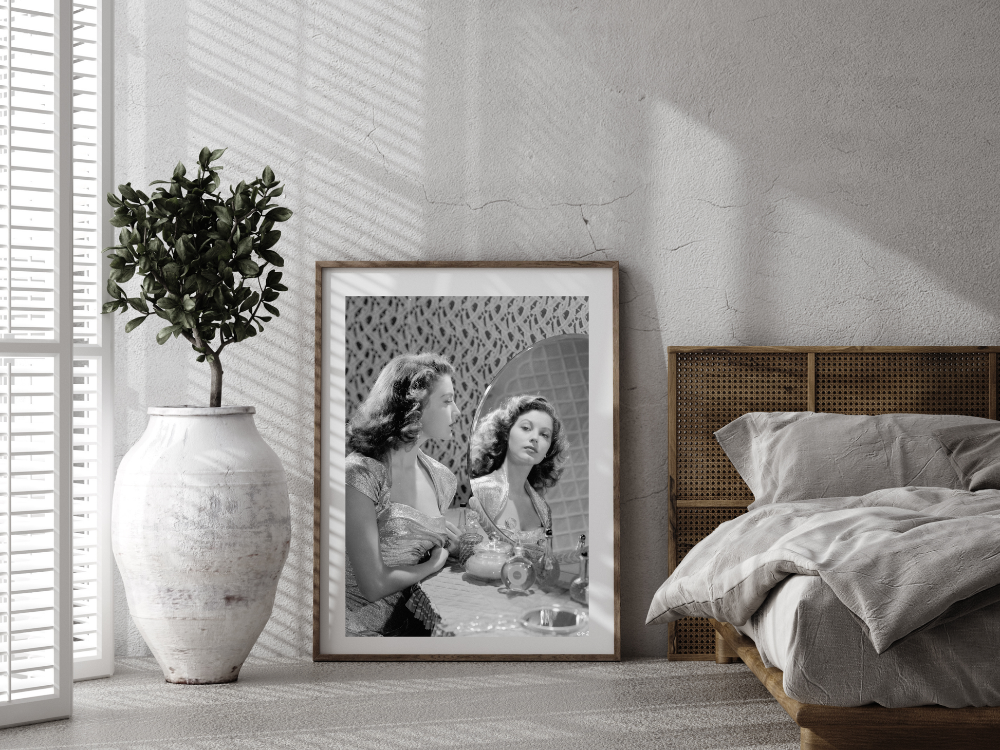 Ava Gardner Hollywood Glamour Vanity Portrait Vintage Wall Art Digital Download