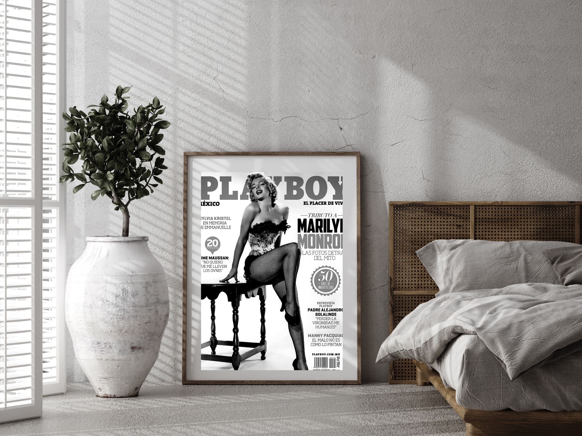 Marilyn Monroe Playboy Magazine Tribute Vintage Cover Art Digital Download