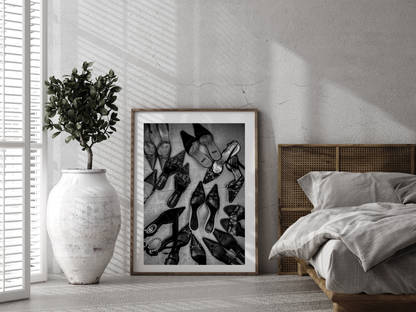 Prada Gucci Fendi Designer Heels Luxury Fashion Poster Digital Download