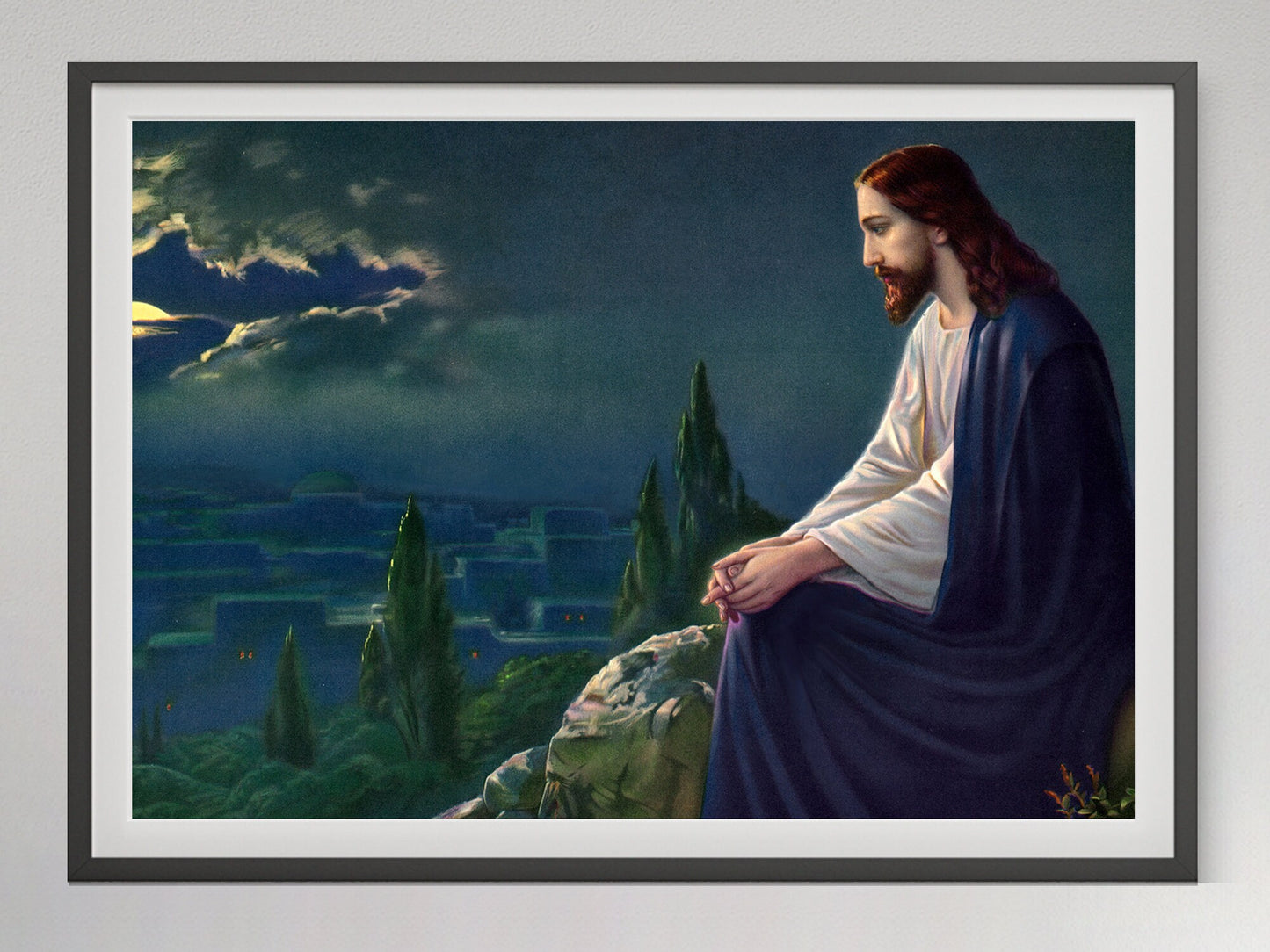 Jesus Painting, Christian Wall Art, Jesus Christ Print, Jesus Poster, Jesus Portrait, Religious Art, Christmas Home Decor, Wall Art, Canvas