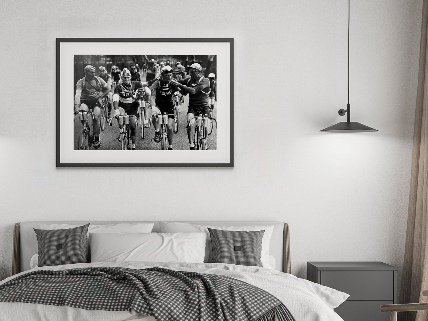 Tour de France Cycling Poster, Black and White, Vintage Photography, Tour de France Print, teen boy wall art, man cave decor, Retro Wall Art
