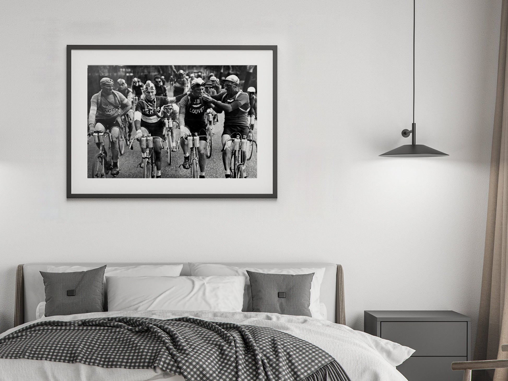 Tour de France Cycling Poster, Black and White, Vintage Photography, Tour de France Print, teen boy wall art, man cave decor, Retro Wall Art