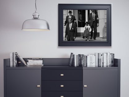 Ruby Bridges Photo Black Girl Art African American Woman Gift Black History Wall Art Prints Black Decor Feminism Gift Black and Proud Gift