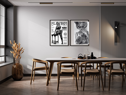 Marilyn Monroe Playboy Magazine Tribute Vintage Cover Art Digital Download