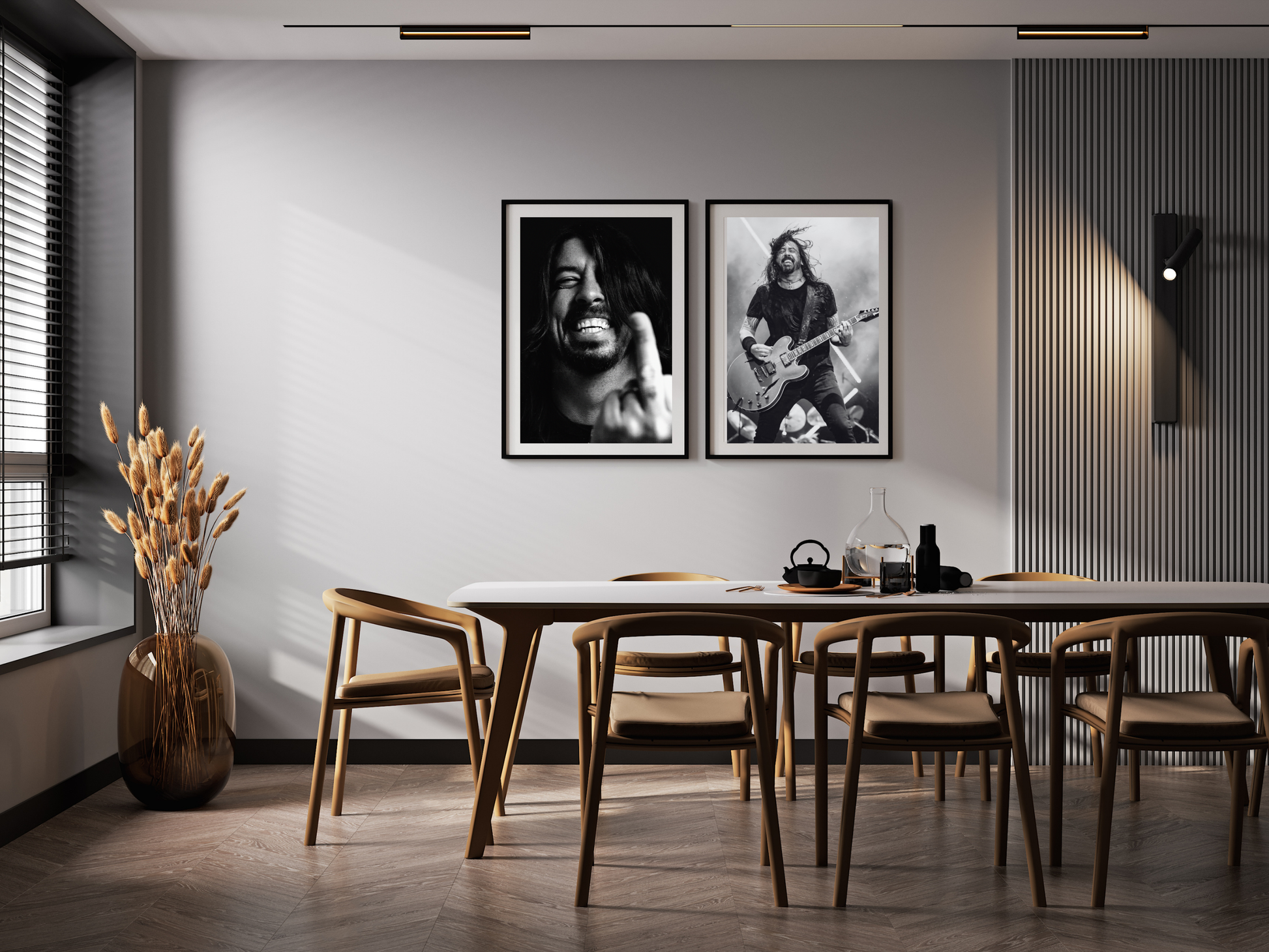 Dave Grohl Rock and Roll Rebellious Portrait Digital Download