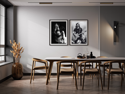 Dave Grohl Rock and Roll Rebellious Portrait Digital Download