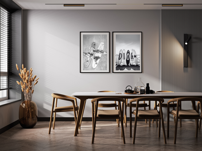 O’Neill and Rip Curl Surfboards with Women Swimmers Ocean Art Digital Download