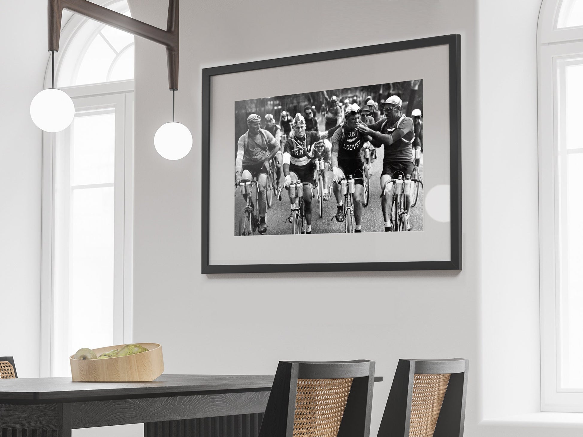 Tour de France Cycling Poster, Black and White, Vintage Photography, Tour de France Print, teen boy wall art, man cave decor, Retro Wall Art