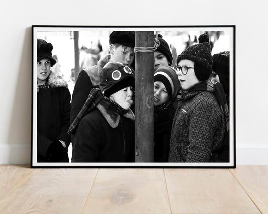 a christmas story movie poster printable christmas wall art holiday decor winter print funny christmas wall decor digital download printable wall art poster, digital download