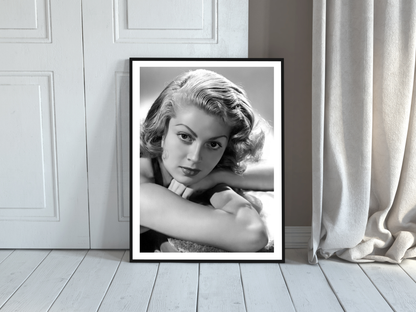 Lana Turner Classic Hollywood Golden Age Glamour Portrait Digital Download
