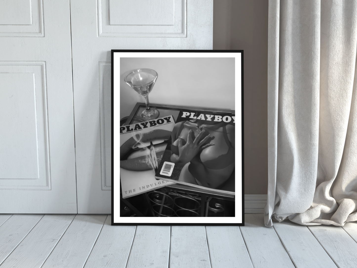 Playboy Magazine Covers Retro Cocktail Glamour Wall Art Digital Download