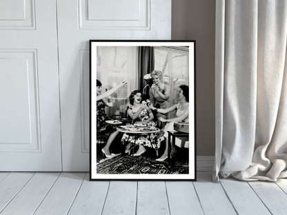 1950s Vintage House Party Women Celebration Retro Lifestyle Digital Download