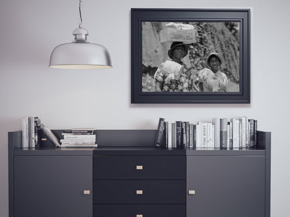 African American Women Photo Print, Black and White, Vintage Wall Art, North Carolina Photograph, Digital Download, Printable Wall Art Decor