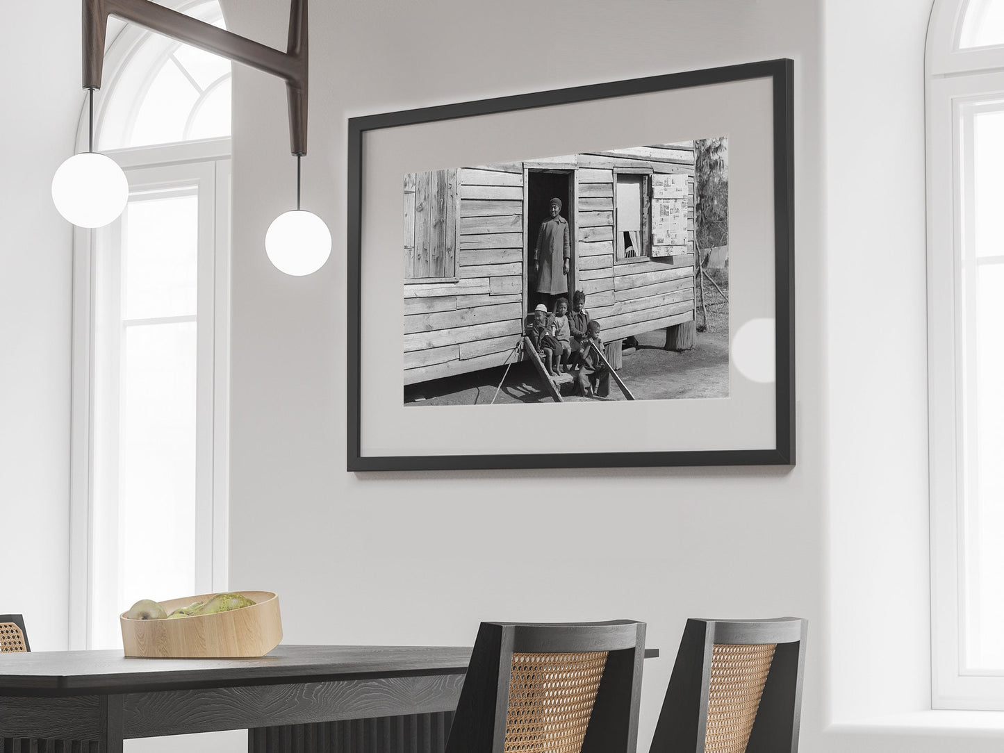 African American Print, Negro Home, Black and White Wall Art, Vintage Photo, Black History Month Print, Civil Rights Poster, Slavery Photos
