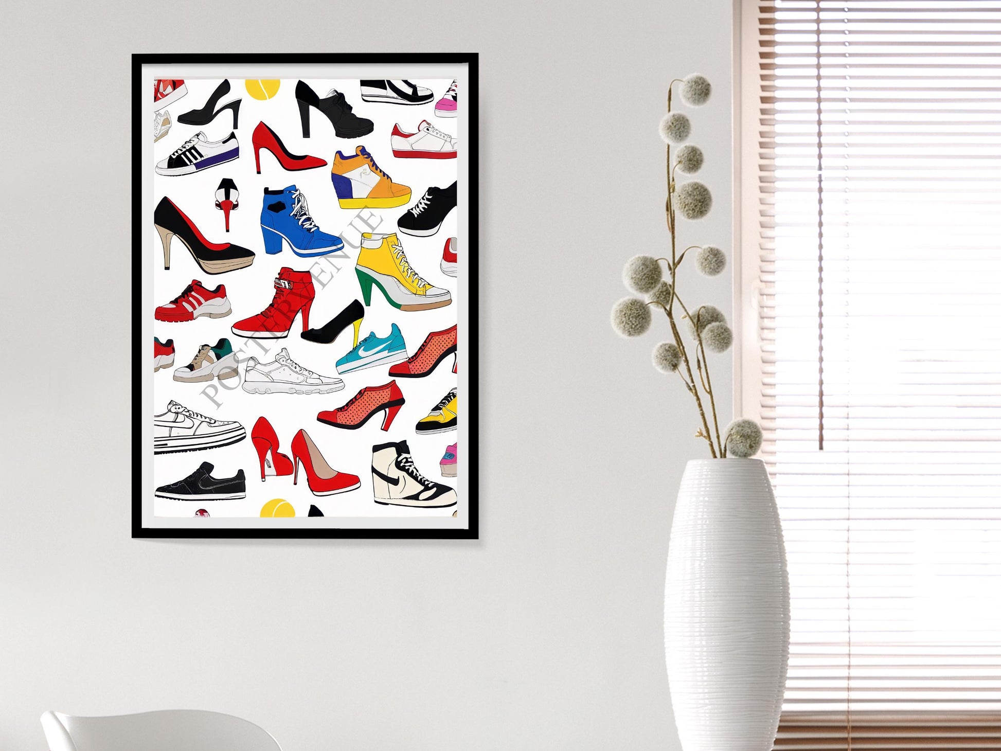 sneakers and heels print hypebeast luxury decor sneakerhead print sneaker wall art fashion photography y2k room decor digital download printable wall art poster, digital download