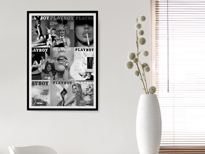 Playboy Magazine Covers Poster Kate Moss Marilyn Monroe Wall Art Digital Download