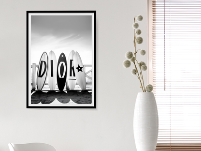 Dior Surfboards Fashion Poster Luxury Brand Wall Art Digital Download