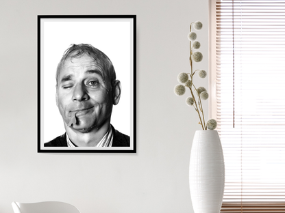 Bill Murray Quirky Black and White Portrait Comedy Legend Digital Download