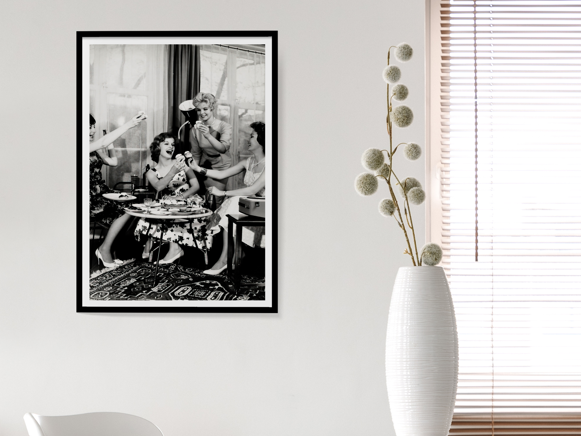 1950s Vintage House Party Women Celebration Retro Lifestyle Digital Download