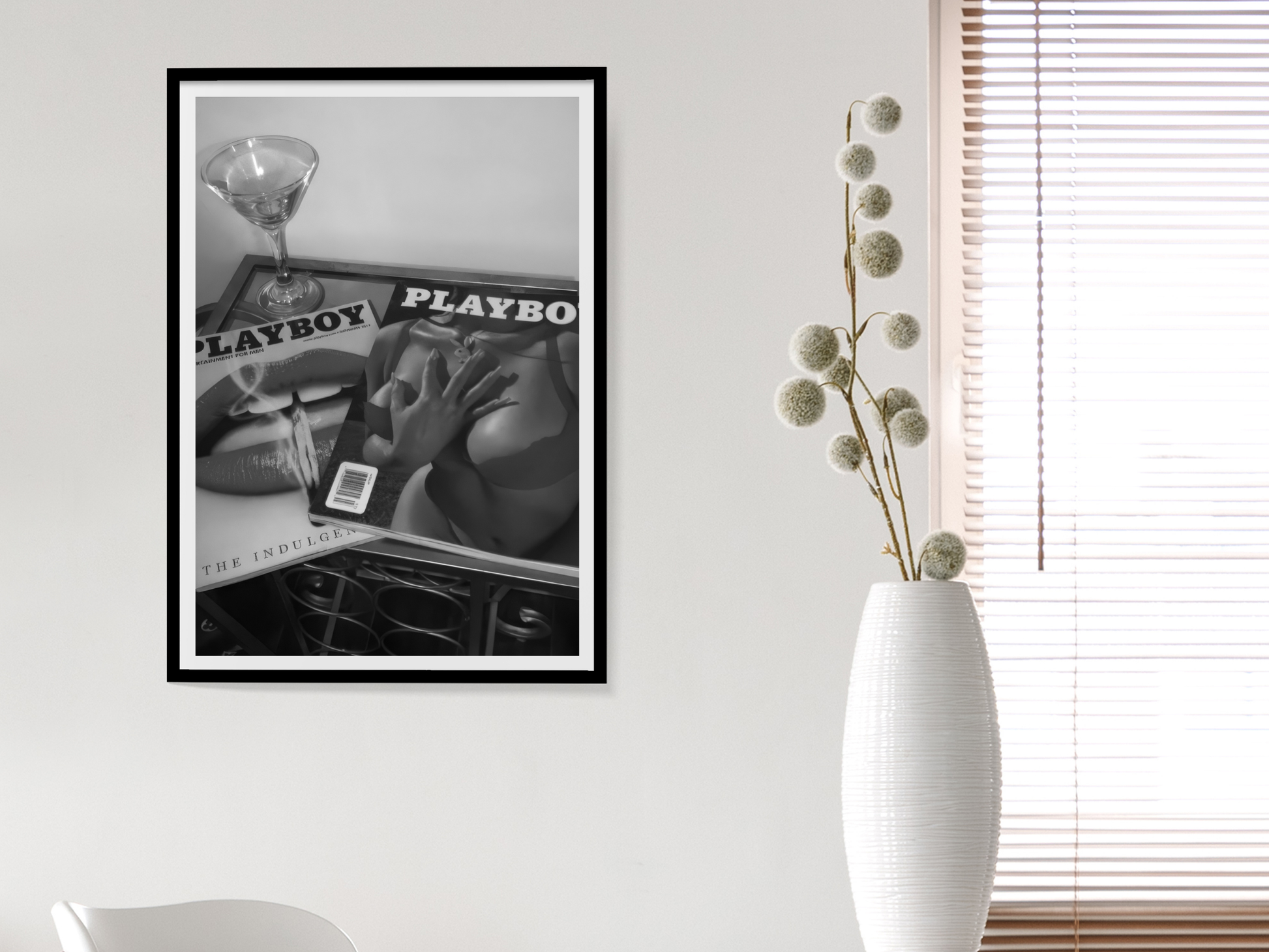 Playboy Magazine Covers Retro Cocktail Glamour Wall Art Digital Download