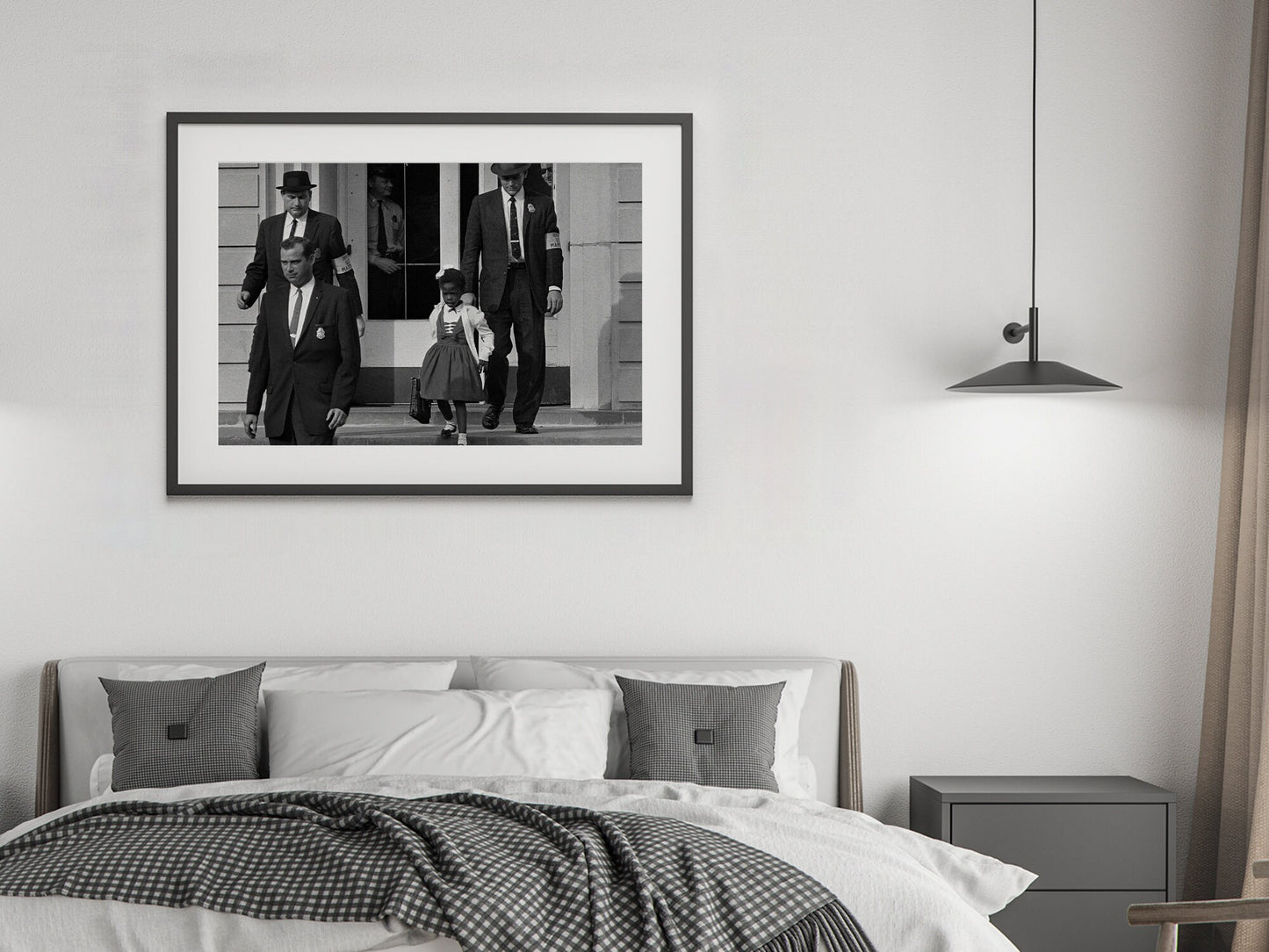 Ruby Bridges Photo Black Girl Art African American Woman Gift Black History Wall Art Prints Black Decor Feminism Gift Black and Proud Gift