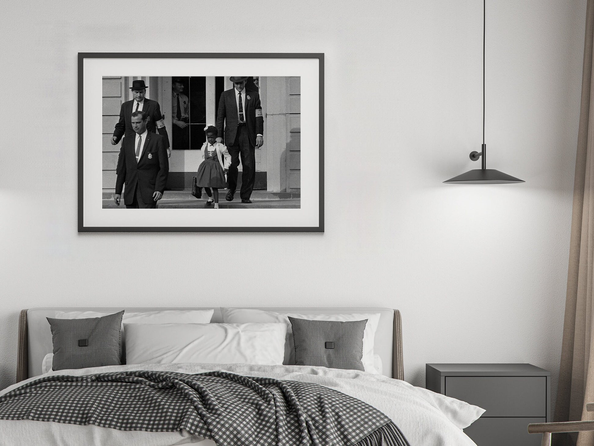 Ruby Bridges Photo Black Girl Art African American Woman Gift Black History Wall Art Prints Black Decor Feminism Gift Black and Proud Gift