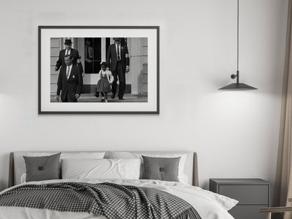 Ruby Bridges Photo Black Girl Art African American Woman Gift Black History Wall Art Prints Black Decor Feminism Gift Black and Proud Gift