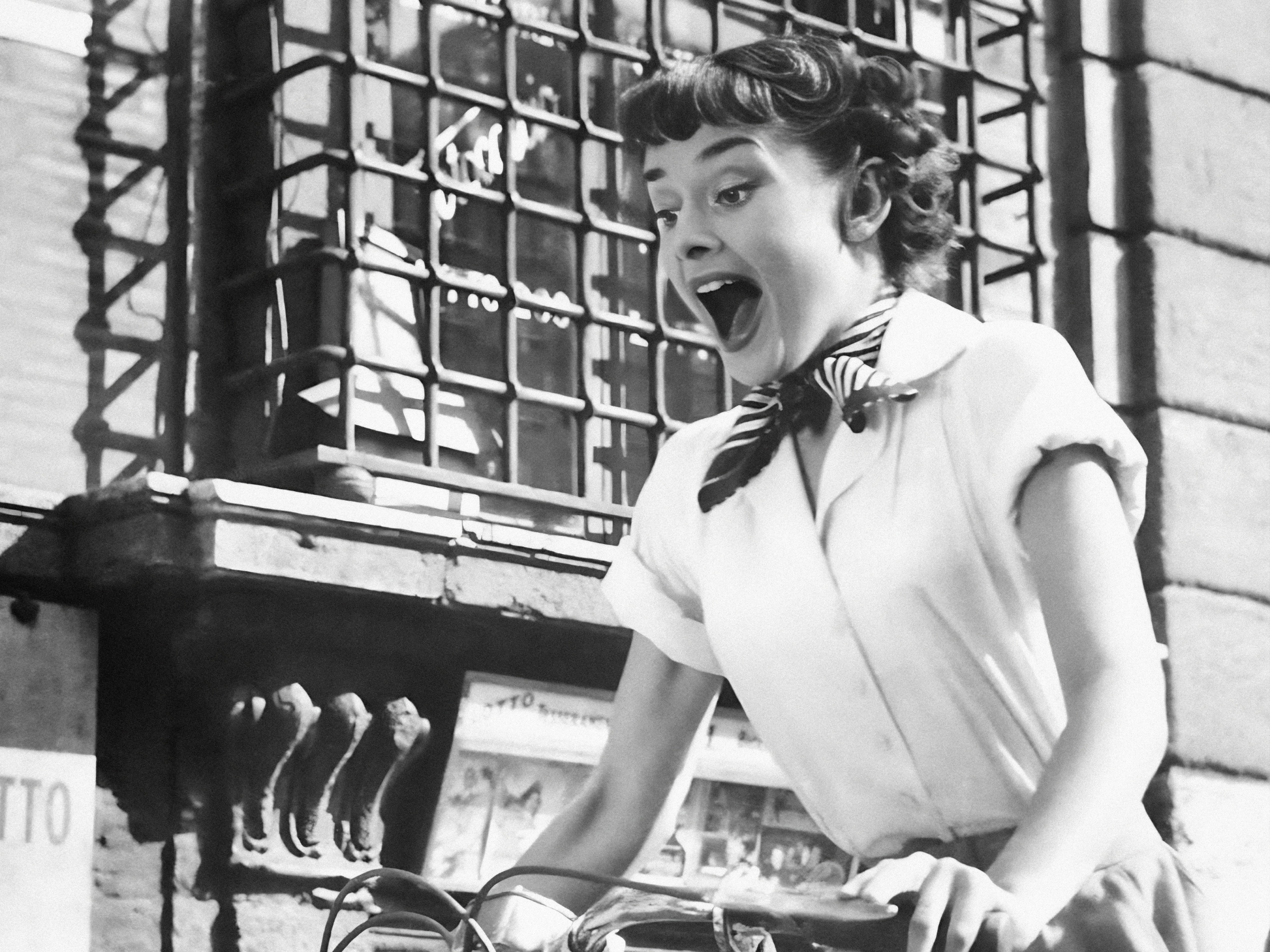 Audrey Hepburn Roman Holiday Vespa Scene Paramount Pictures Poster Digital Download