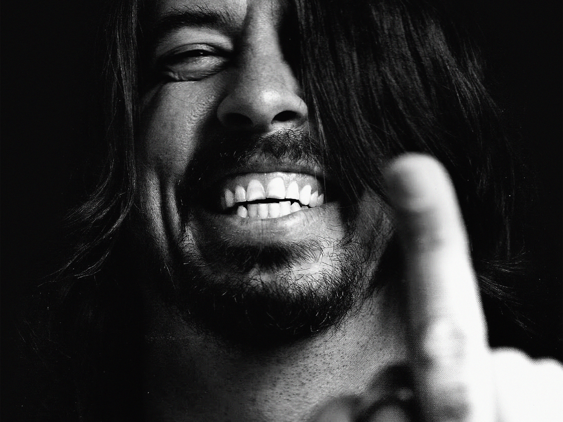 Dave Grohl Rock and Roll Rebellious Portrait Digital Download