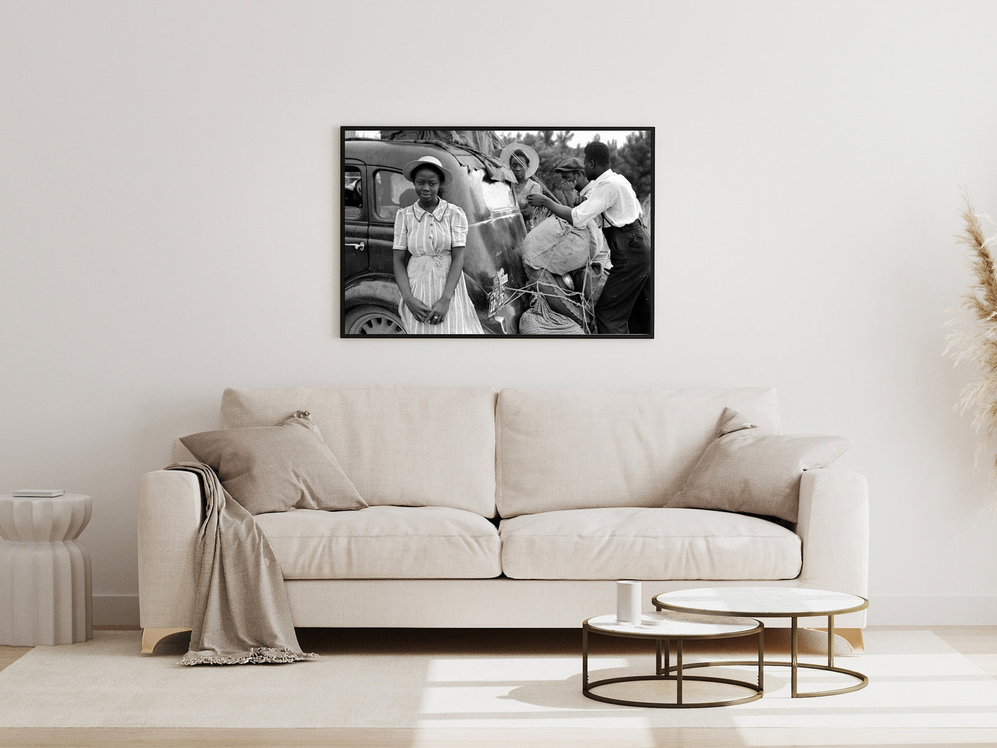 African American Woman Print, Black and White, Vintage Photo, Printable African American Wall Art, Black Woman, Digital Download, Home Decor