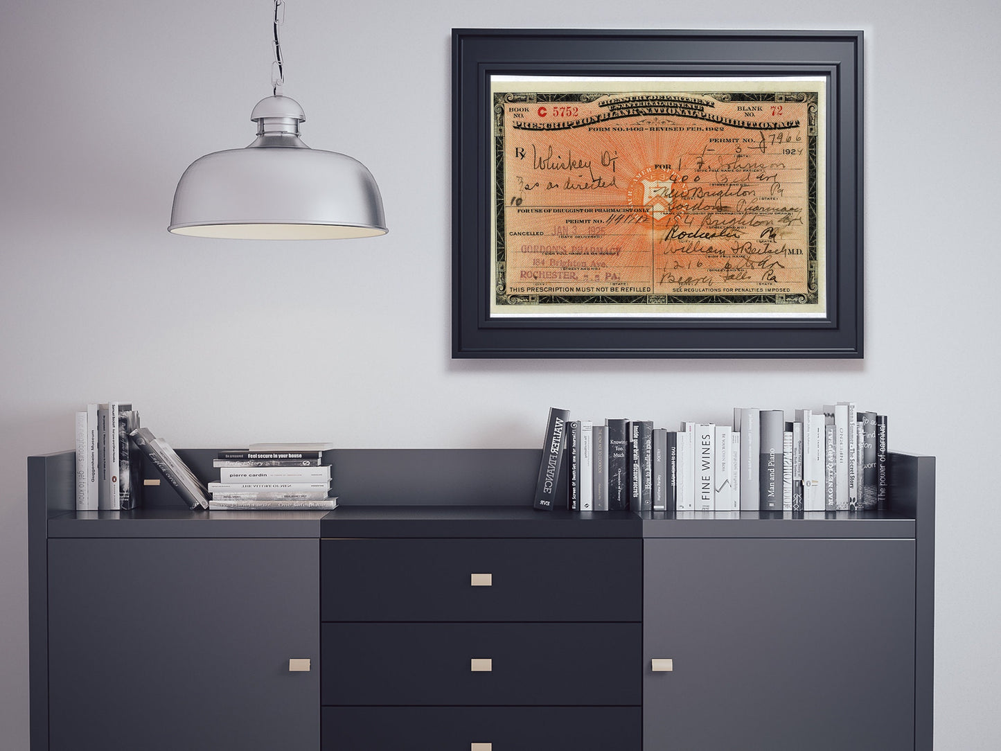 Prohibition Whisky Prescription Poster – Vintage Photo Print, Bar Cart Wall Art, 1920s Rustic Liquor Decor, Digital Download