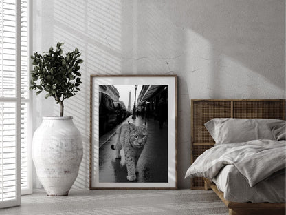 lynxes wall art cheetah inspired print leopard aesthetic poster glam jungle printable decor trendy preppy room style digital download printable wall art poster, digital download