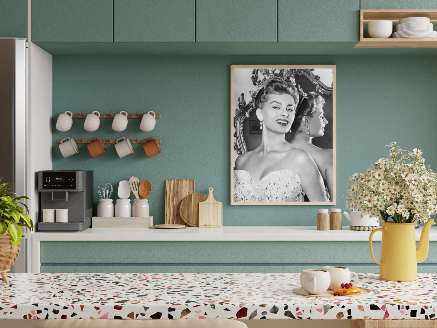 Sophia Loren Vintage Hollywood Glamour Portrait Poster Digital Download