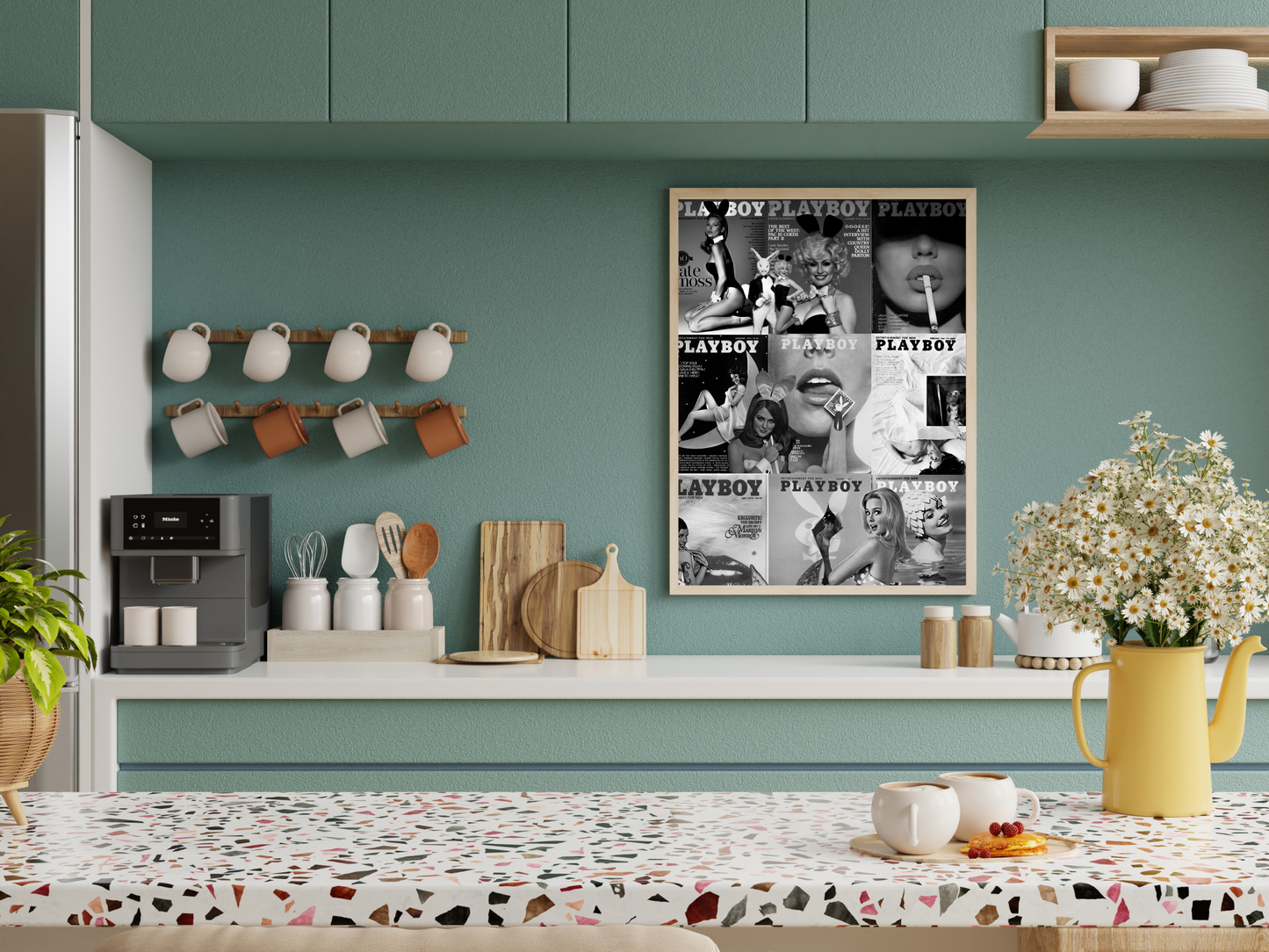 Playboy Magazine Covers Poster Kate Moss Marilyn Monroe Wall Art Digital Download