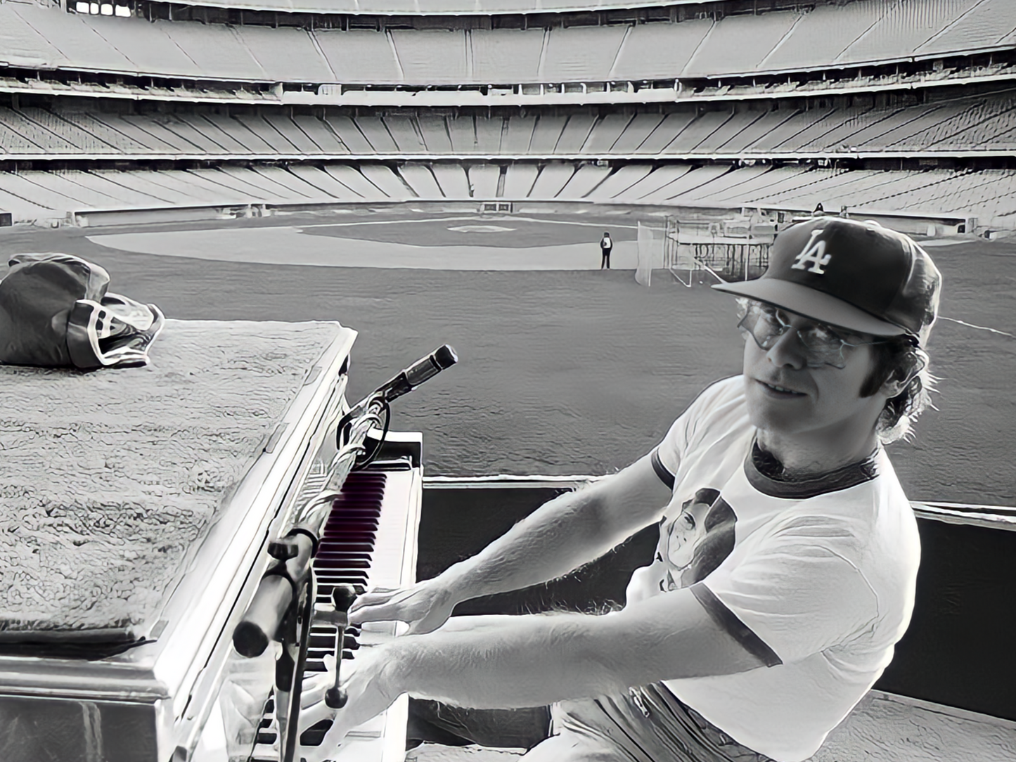 Elton John Dodger Stadium Concert Piano Los Angeles Dodgers Cap Digital Download