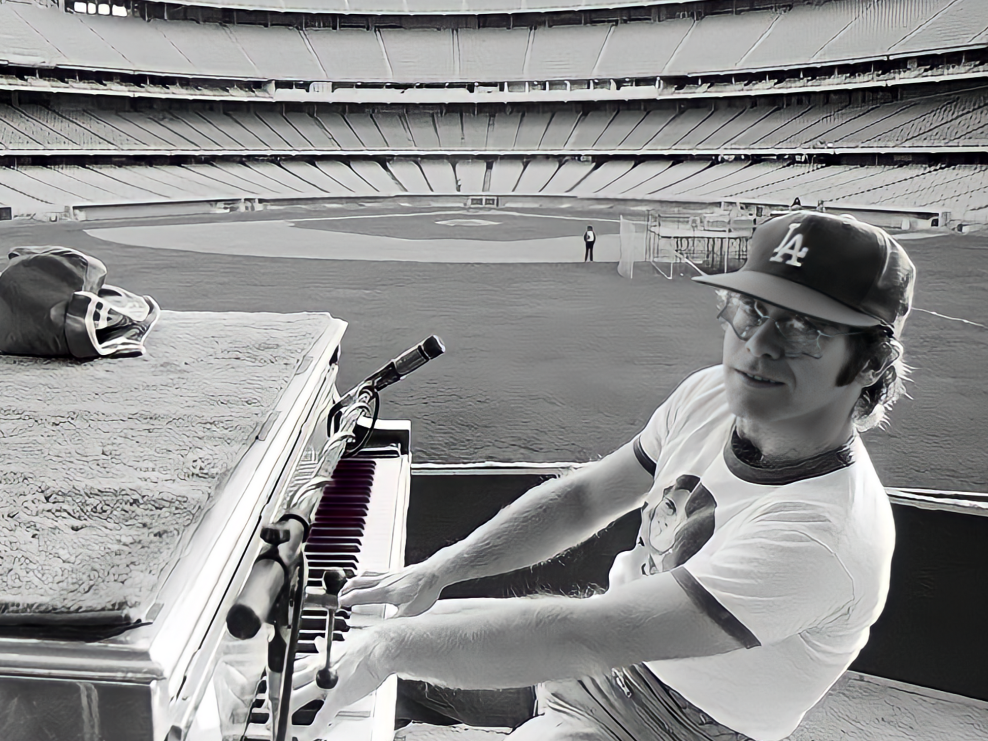 Elton John Dodger Stadium Concert Piano Los Angeles Dodgers Cap Digital Download
