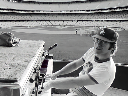 Elton John Dodger Stadium Concert Piano Los Angeles Dodgers Cap Digital Download