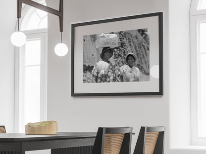 African American Women Photo Print, Black and White, Vintage Wall Art, North Carolina Photograph, Digital Download, Printable Wall Art Decor
