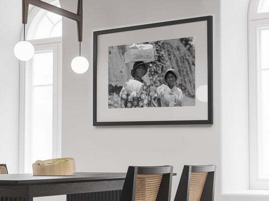 African American Women Photo Print, Black and White, Vintage Wall Art, North Carolina Photograph, Digital Download, Printable Wall Art Decor