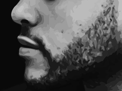 The Weeknd XO Poster Black and White Music Wall Art Digital Download