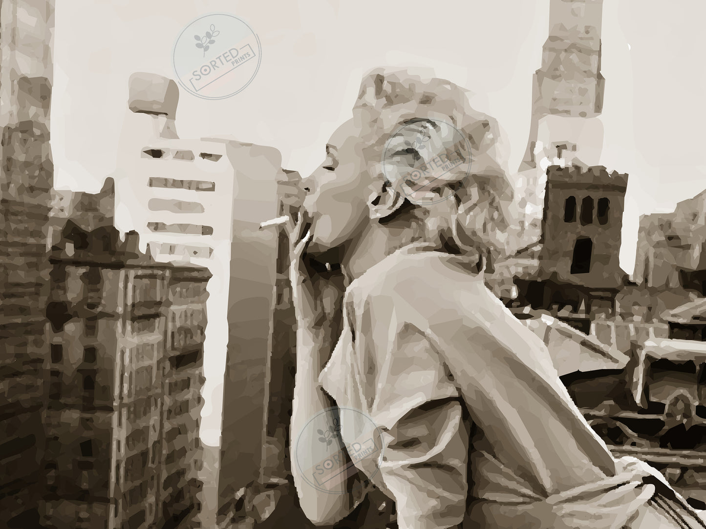Marilyn Monroe Smoking Poster – Vintage Wall Art