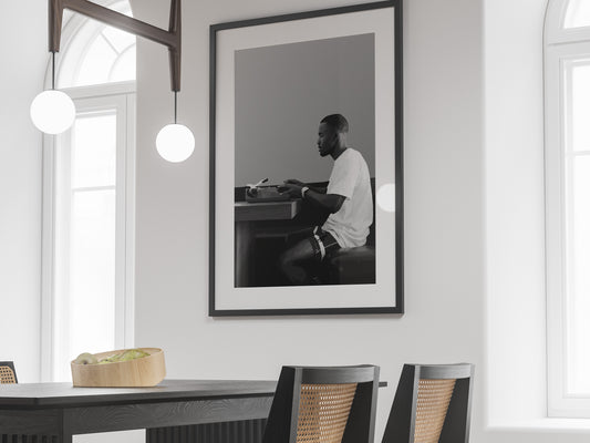Vintage Frank Ocean Poster Black and White Music Wall Art Digital Download