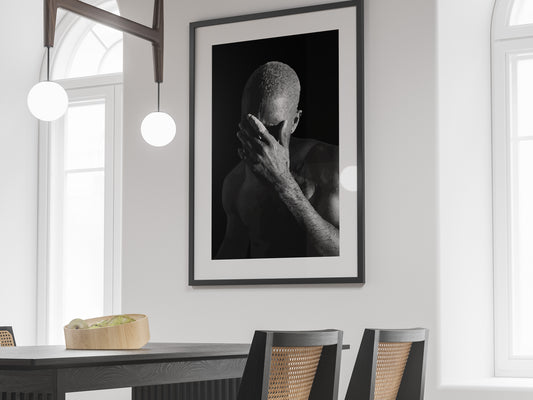 Frank Ocean Blonde Poster Black and White Music Wall Art Digital Download