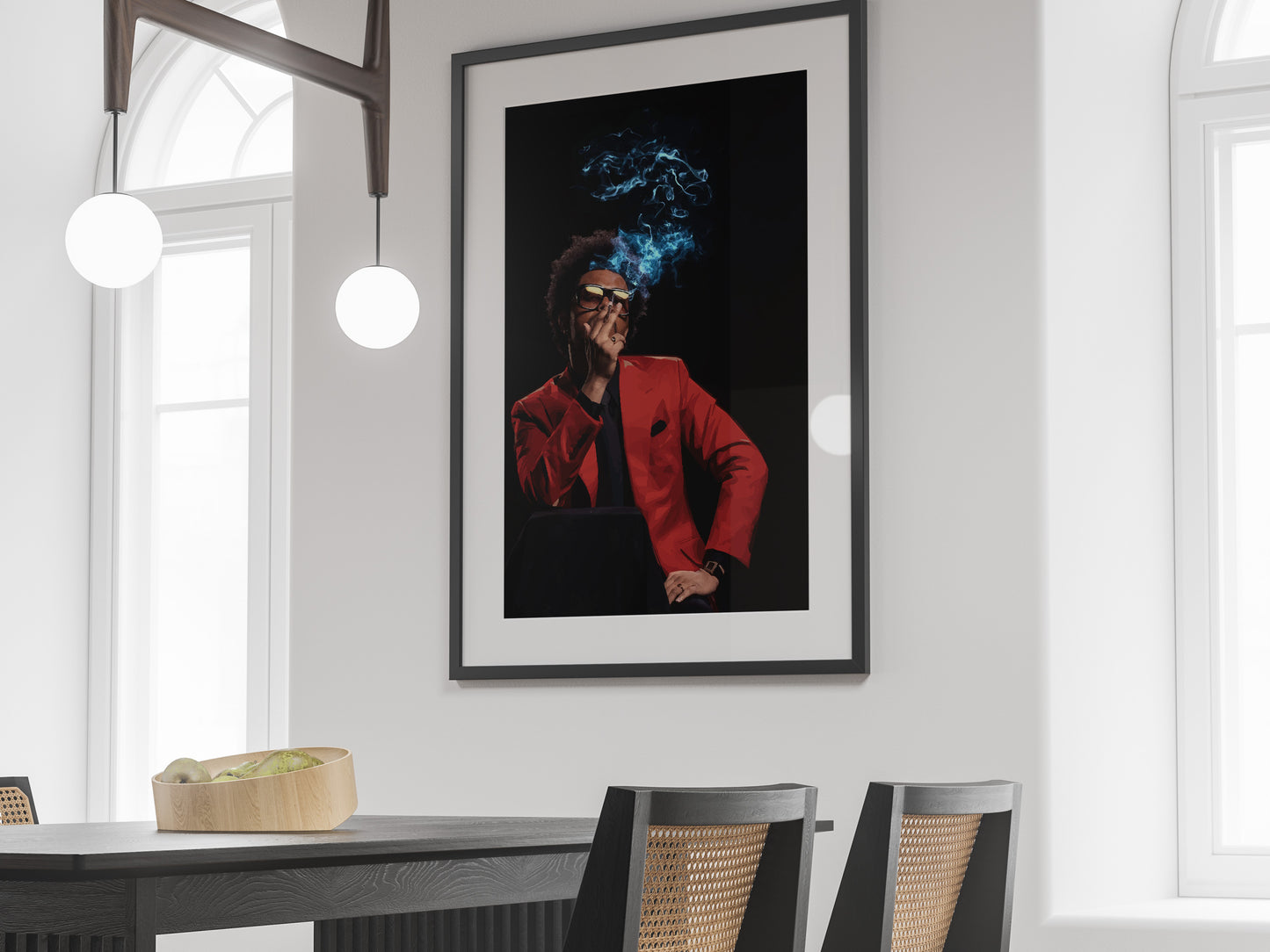 The Weeknd After Hours Smoking Poster Music Wall Art Digital Download