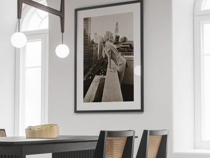 Marilyn Monroe Smoking Poster – Vintage Wall Art