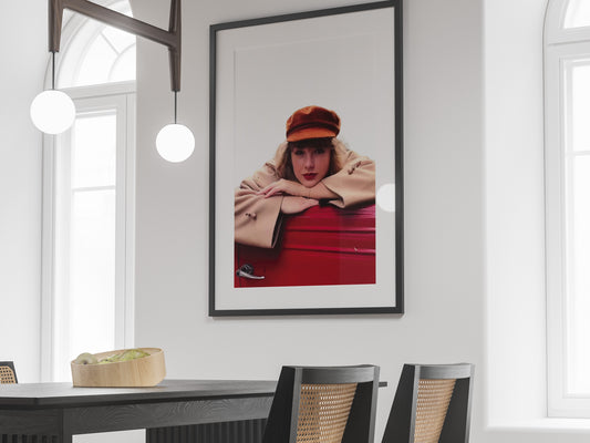 Taylor Swift Red Album Cover Poster Music Wall Art Digital Download