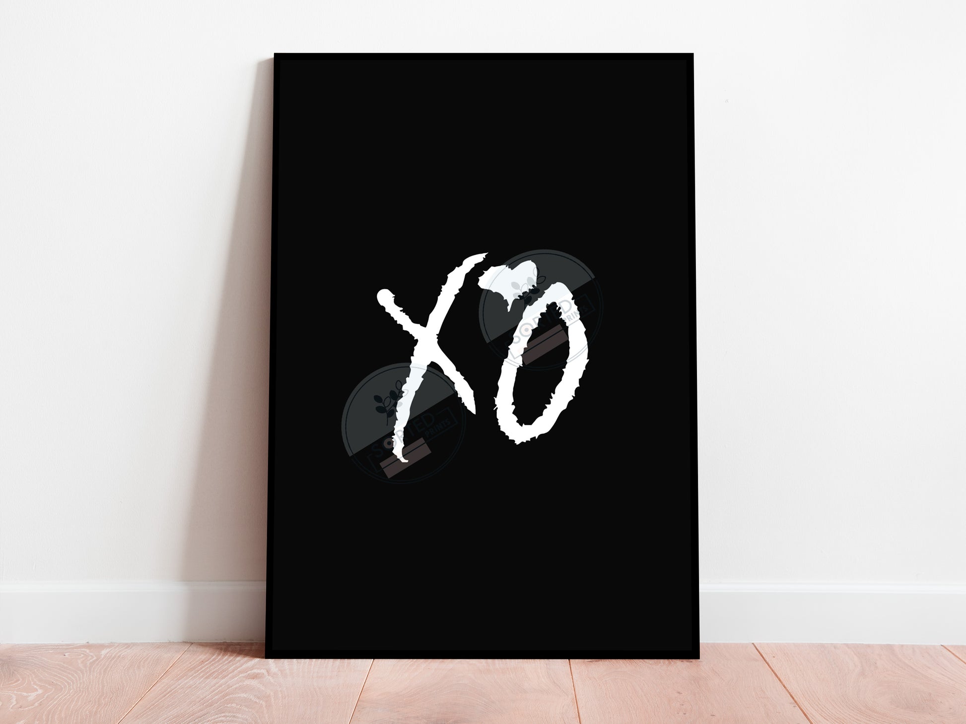 The Weeknd XO Poster Black and White Music Wall Art Digital Download