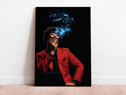 The Weeknd After Hours Smoking Poster Music Wall Art Digital Download