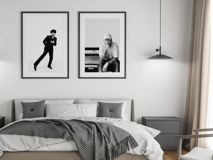 Mac Miller Poster, Black and White Hip Hop Wall Art & Rap Decor, Digital Download